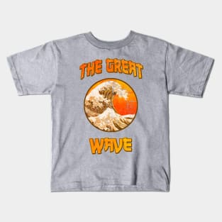 the great wave Kids T-Shirt